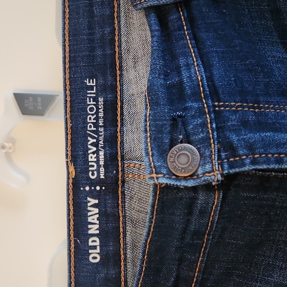 Old Navy Curvy Mid Rise Bootcut Denim - Picture 2 of 4